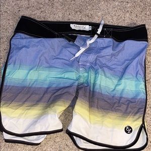 Colorful men’s swim shorts
